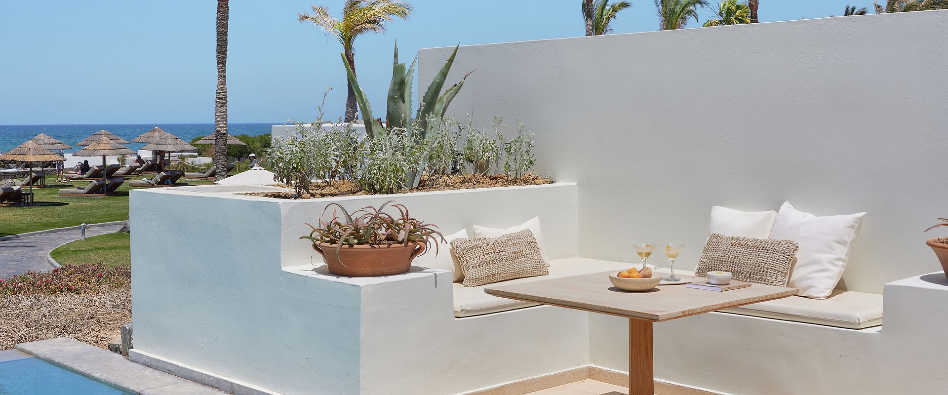 amirandes grecotel   2 bedroom suite gym  private pool   grece