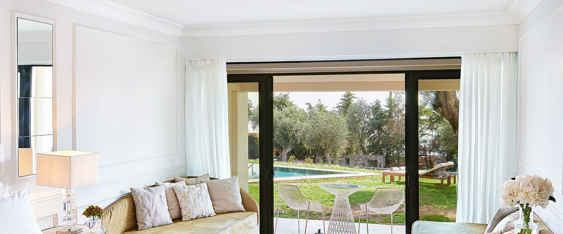 corfu imperial grecotel   family bungalow open plan sharing pool   grece 