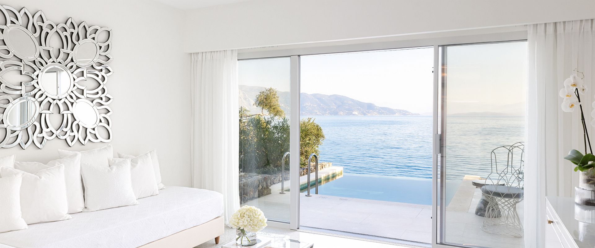 corfu imperial grecotel   maisonette on the rocs waterfront private pool   grece