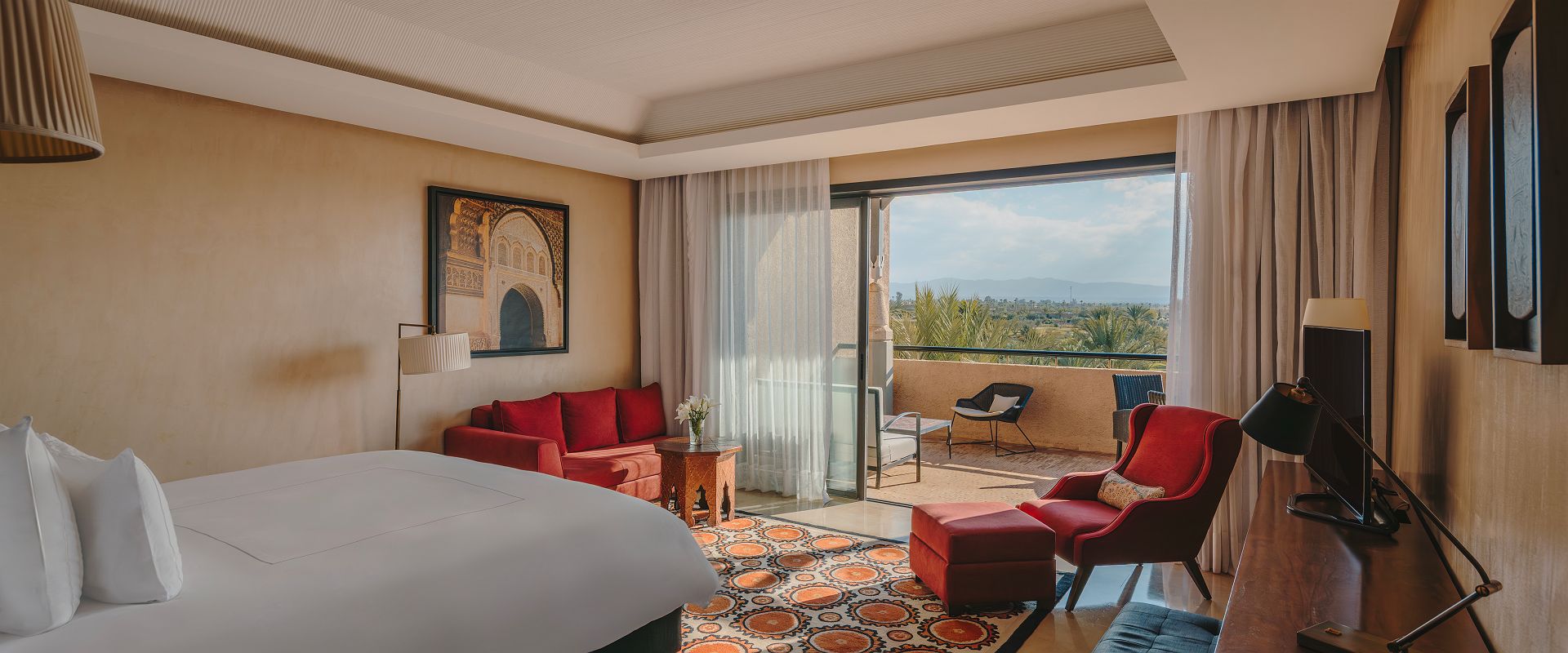 fairmont royal palm marrakech   deluxe room atlas view