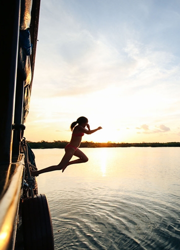 Plongeon en Amazonie
