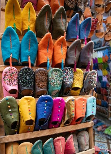 Souk au Maroc
