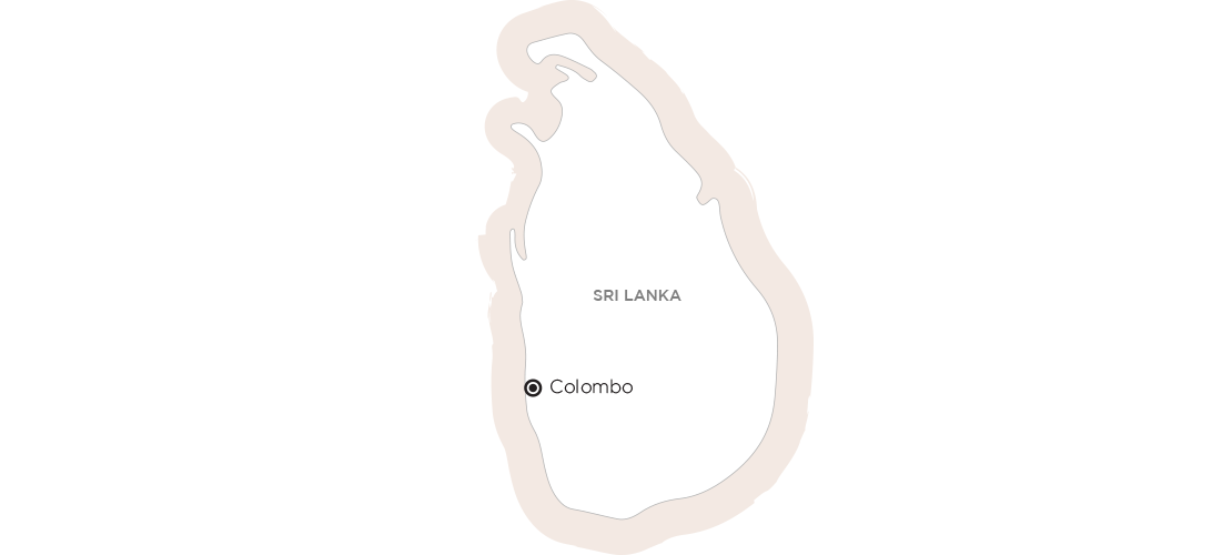 carte du Sri Lanka