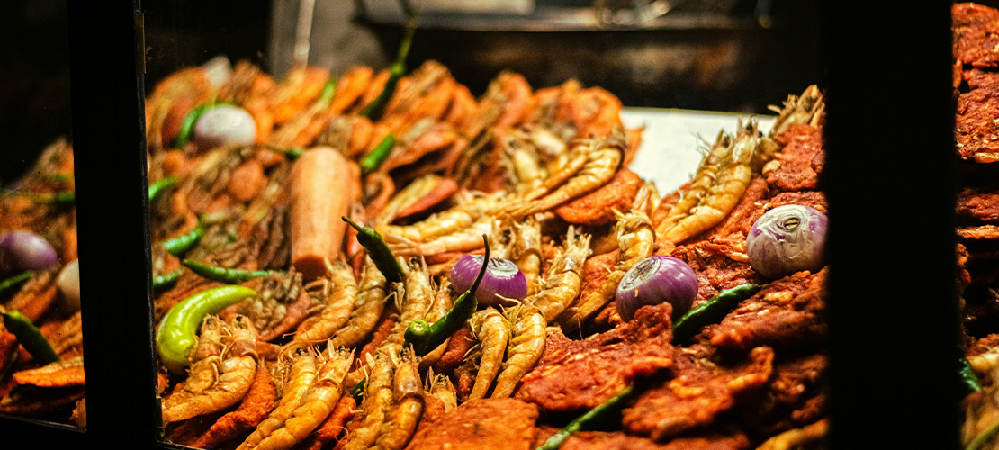 street food crevettes au sri lanka