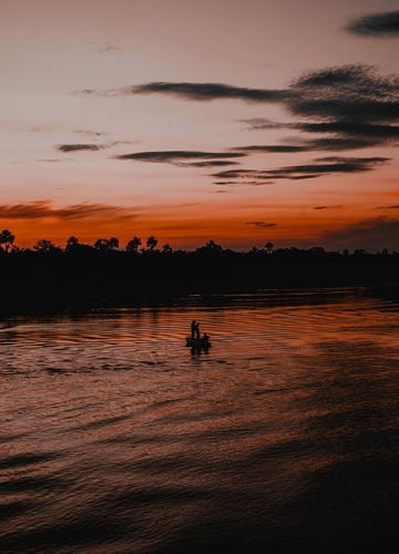 Coucher de soleil au Brésil
