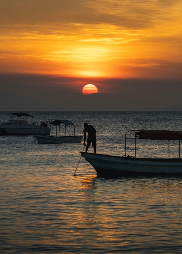 Plage à Zanzibar