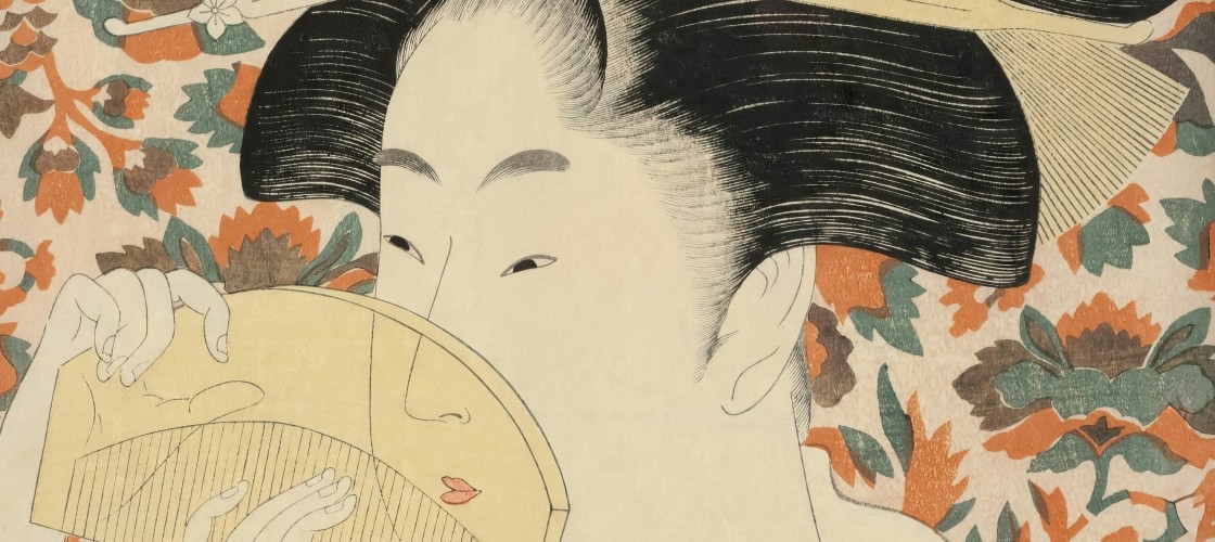 Estampe d'une femme japonaise