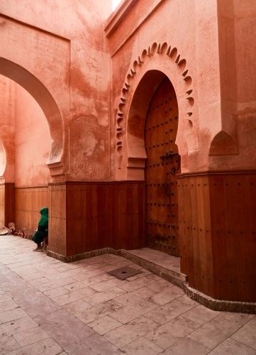 Mur ocre Maroc