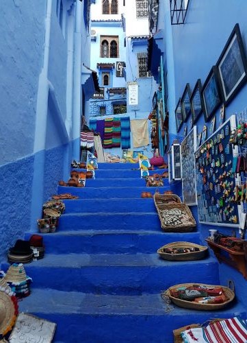 escaliers Chefchaouen