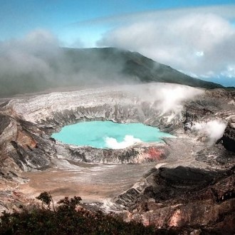 volcan poas spot vallée centrale