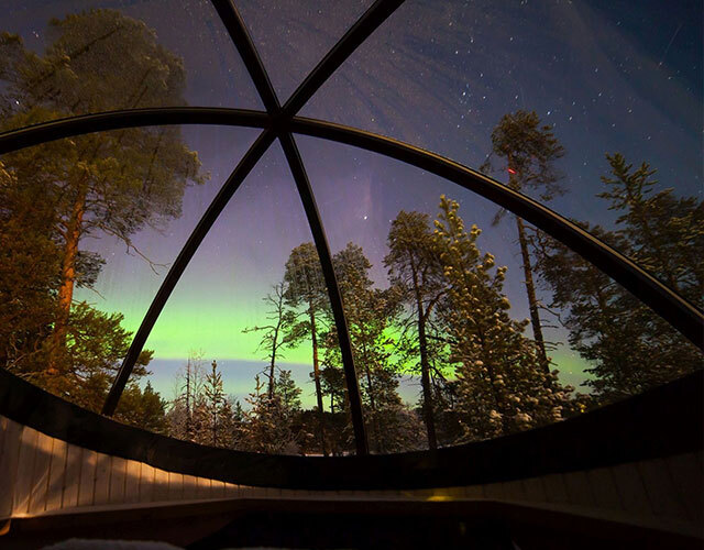 theme aurores boreales adresse nellim hotel finlande