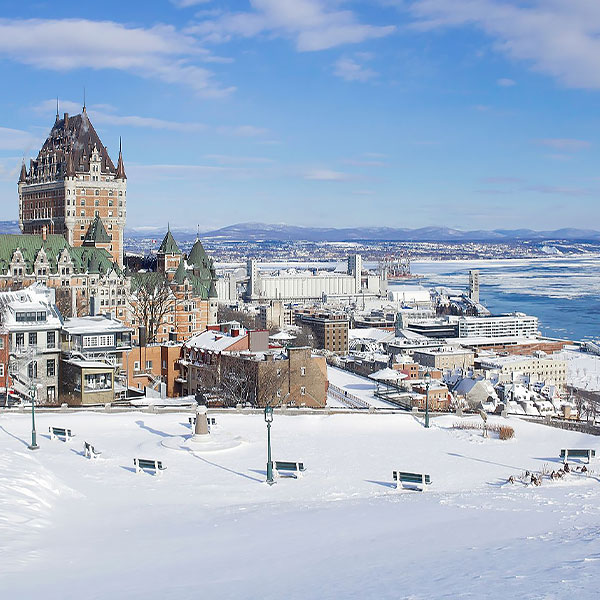circuit il a neigé sur le québec canada