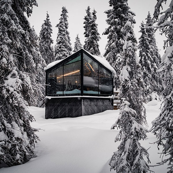 circuit igloo de verre samiland finlande