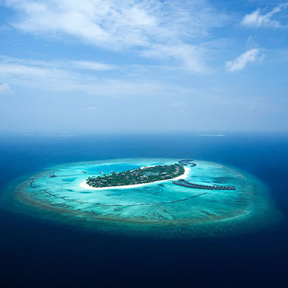 îles zone Maldives
