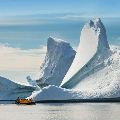 Terres polaires zone Antarctique