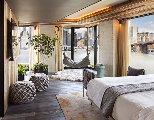 Theme fetes fin annee adresse 1 Hotel Brooklyn Bridge New York USA