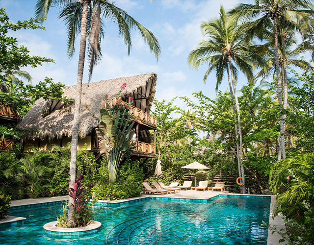 Theme fetes fin annee adresse Cayena Beach Villa Tayrona Park