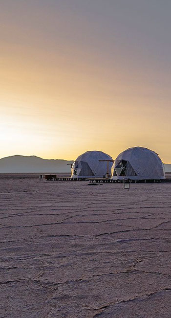 Pristine Salinas Grandes Luxury Camp - dômes au cœur du nord ouest
