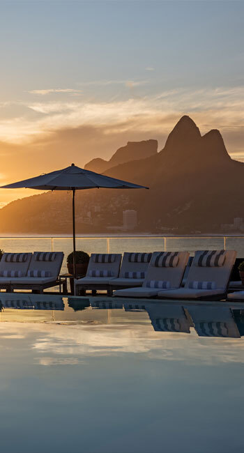 Fasano Rio de Janeiro et sa piscine avec vue sur l'océan