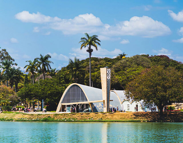 Pampulha par l'architecte Oscar Niemeyer