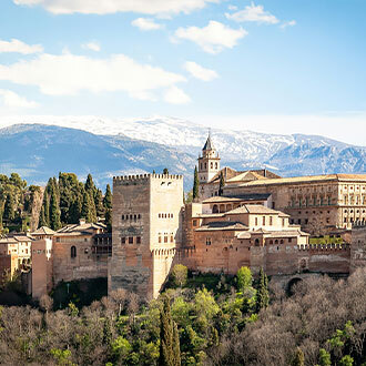 L'Alhambra de Grenade en Espagne