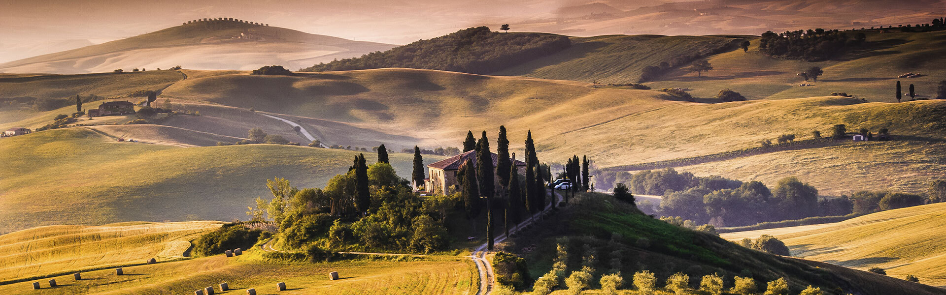 la lumière du val d'Orcia en Toscane
