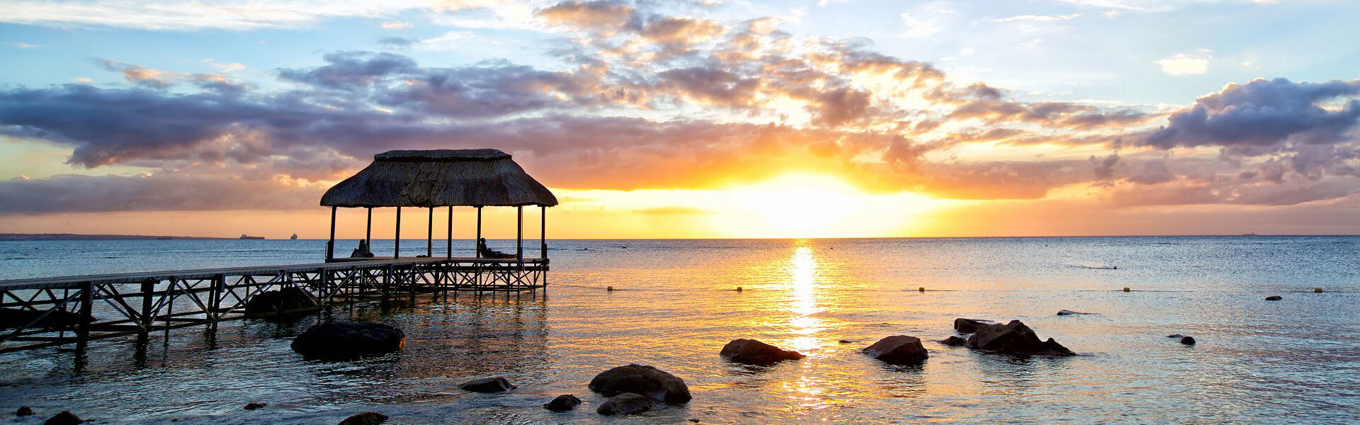 Plage publique de Balaclava au coucher du soleil